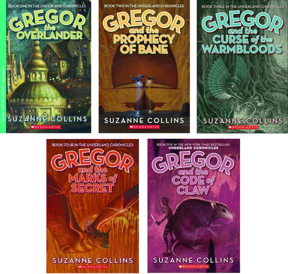 Gregor The Underland Series Set of 5 (Used Paperbacks) - Suzanne Collins