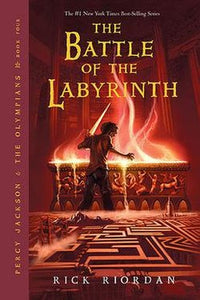 Percy Jackson and the Olympians #  4  The Battle of the Labyrinth (Used Paperback) - Rick Riordan