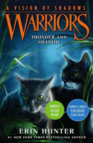 Warriors A Vision of Shadows #2 Thunder and Shadow  (Used Paperback) - Erin Hunter