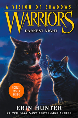 Warriors A Vision of Shadows #4 Darkest Night (Used Hardcover) - Erin Hunter