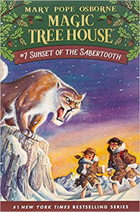 Magic Tree House #7 Sunset of the Sabertooth (Used Paperback) - Mary Pope Osborne