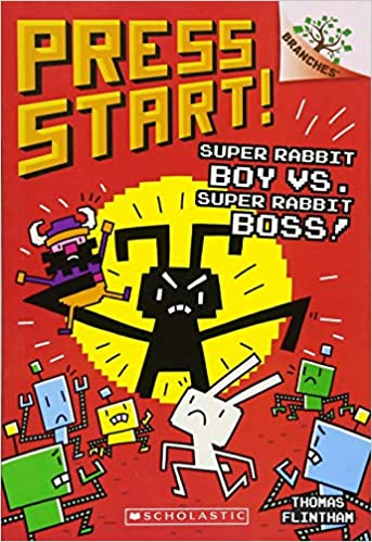 Press Start # 4 Super Rabbit Boy vs. Super Rabbit Boss! (Used Paperback) - Thomas Flintham