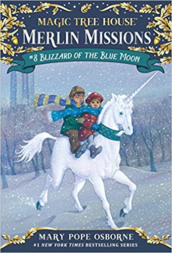 Magic Tree House Merlin Missions # 8 Blizzard of the Blue Moon (Used Paperback) - Mary Pope Osborne