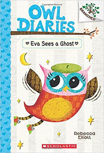 Owl Diaries #2: Eva Sees a Ghost (Used Paperbac,) - Rebecca Elliott