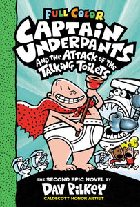 Captain Underpants and the Attack of the Talking Toilets (Used Hardcover) - Dav Pilkey