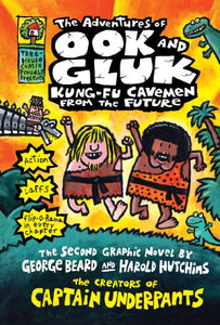 The Adventures of Ook and Gluk Kung-Fu Cavemen From the Future (Used Paperback) - Dav Pilkey