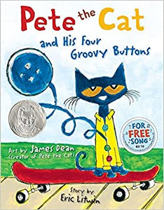 Pete the Cat and His Four Groovy Buttons (Used Hardcover)  - Eric Litwin