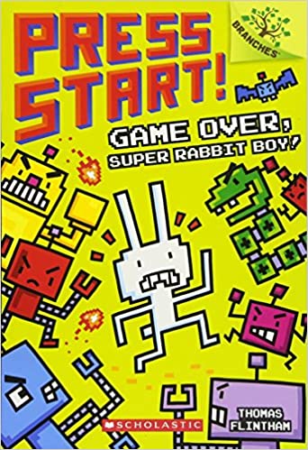 Press Start!  Game Over, Super Rabbit Boy! (Used Paperback) - Thomas Flintham