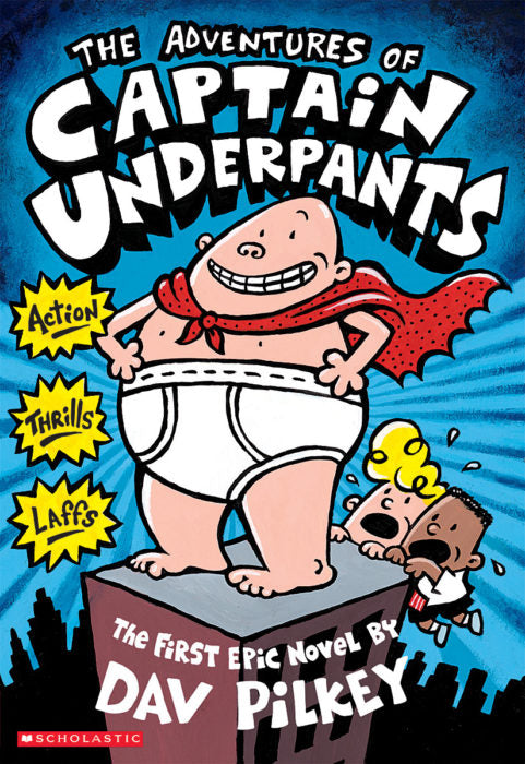 The Adventures of Captain Underpants (Used Paperback) - Dav Pilkey