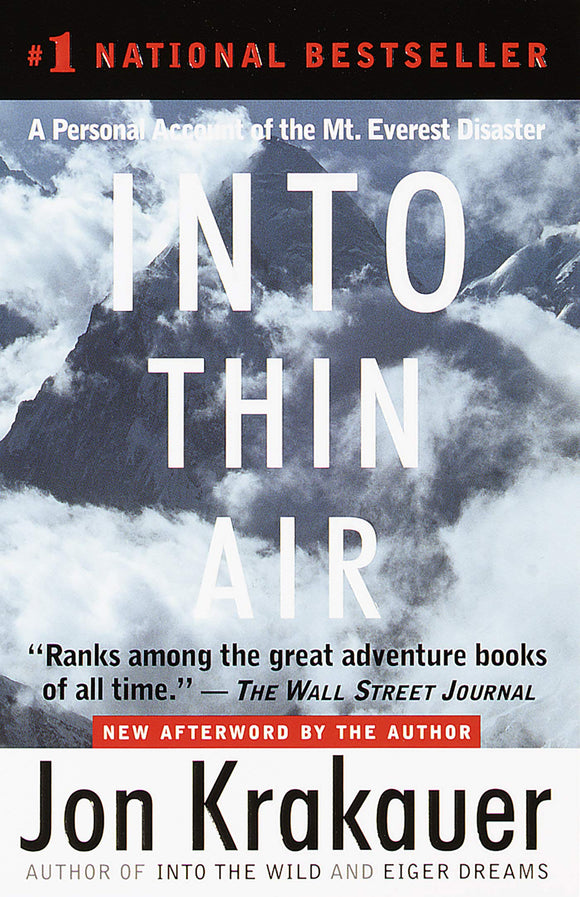 Into Thin Air: A Personal Account of the Mt. Everest Disaster (Used Paperback) - Jon Krakauer