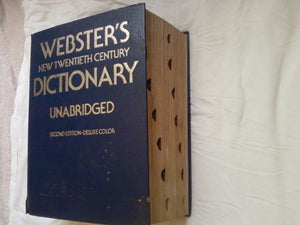 Webster's New Twentieth Century Dictionary Unabridged (Used Hardcover) - Noah Webster