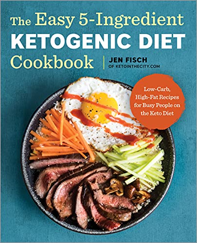 The Easy 5-Ingredient Ketogenic Diet Cookbook: (Used Paperback) - Jen Fisch