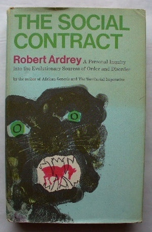 The Social Contract -  Robert Ardrey (Vintage, 1970, 1st Ed, BCE, HC DJ)