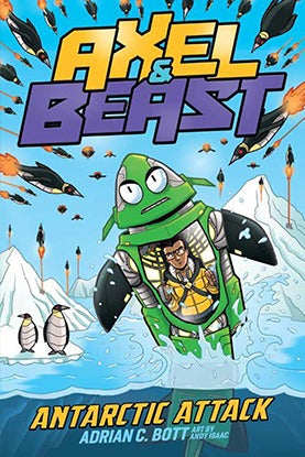 Axel & Beast # 2 Antarctic Attack (Used Paperback Book)- Adrian C. Bott