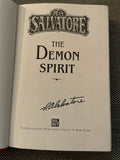 The Demon Spirit: The Demon Wars Saga #2- R,A. Salvatore (Signed Copy, 1st Printing)