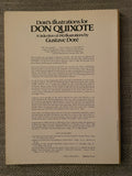 Dore's Illustrations for Don Quixote:  A Selection of 190 Illustrations - Gustave Dore (1982)