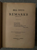 (Vintage 1981) Remarks (Used Hardcover) - Bill (Edgar) Nye