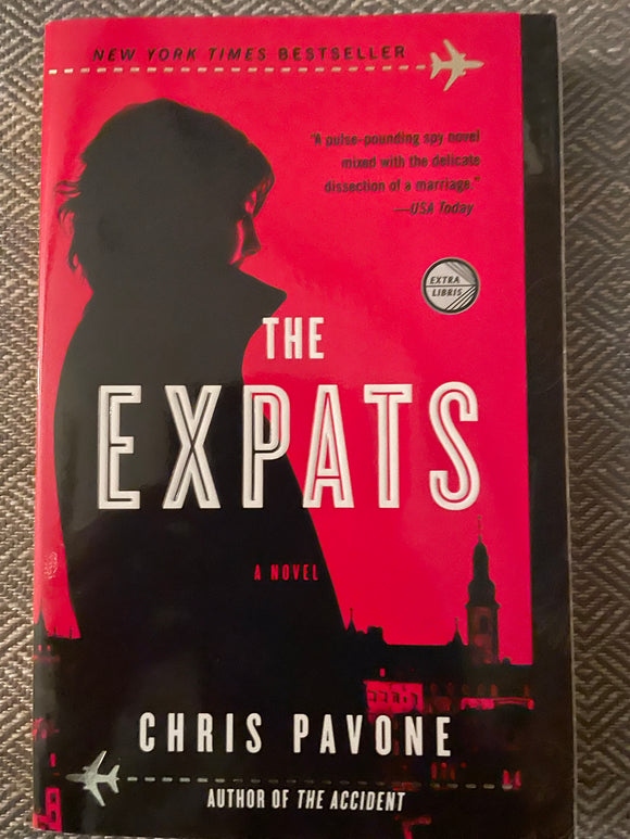 The Expats (Used Paperback) - Chris Pavone (Signed Copy, Kate Moore Series #1)