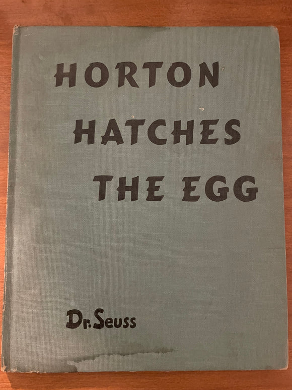 Horton Hatches the Egg - Dr. Suess (Vintage, 1940)