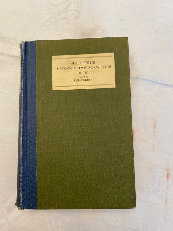 History of the Twelve Caesars (Used Hardcover) - Suetonius (Vintage, first edition)