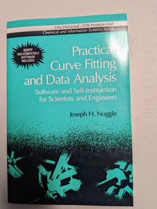 Practical Curve Fitting and Data Analysis (Used Paperback) - Joseph H. Noggle (Disk included, 1993)