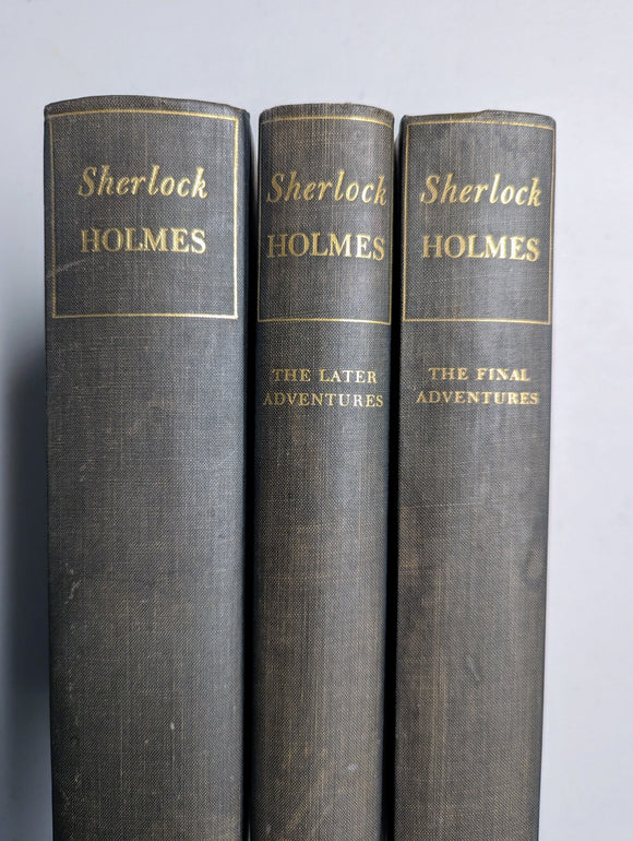 The Complete Sherlock Holmes - Arthur Conan Doyle (3 book set, 1950)