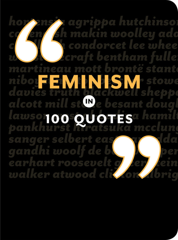 Feminism in 100 quotes: Famous Quotations Explored and Explained (Used Paperback) - Sarah Herman  (Commentator)