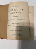Burt's Latin-English Dictionary: In Two Parts - A.L. Burt Company (Vintage, 1915)