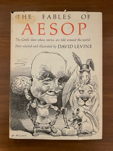 The Fables of Aesop (Used Hardcover) - Aesop, David Levine (Vintage, 1975)