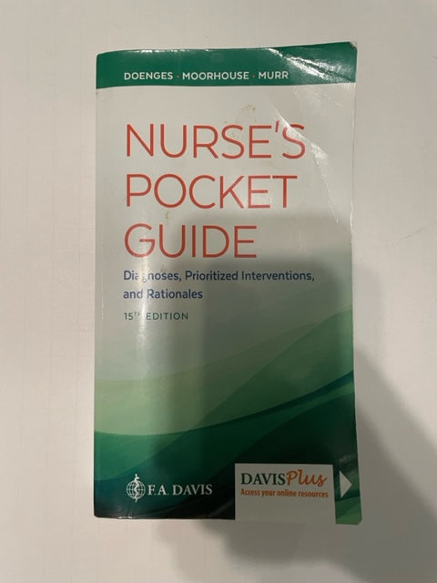 Nurse's Pocket Guide (15th Ed) (Used Paperback) - Marilynn E. Doenges, Mary Frances Moorhouse