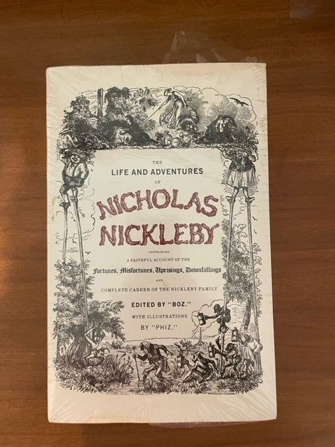 The Life and Adventures of Nicholas Nickleby - Charles Dickens ( 2 Volume, Vintage, 1982)
