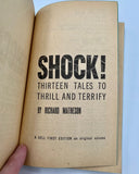 Shock! Thirteen Tales to Thrill and Terrify - Richard Matheson (Vintage PB, 1961, Dell 1st Ed)