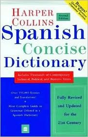 Spanish Concise Dictionary (Used Book) - Harper Collins